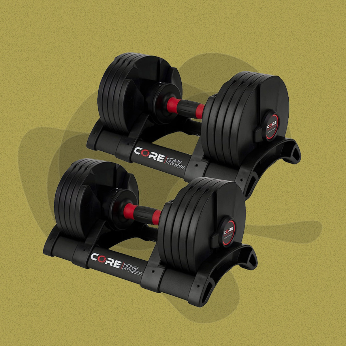  Core Fitness® Adjustable Dumbbell Weight Set by Affordable  Dumbbells - Space Saver - Dumbbells for Your Home : Sports & Outdoors