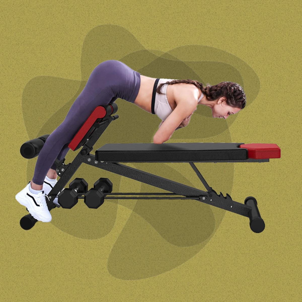 Finer Form *UPGRADED* Multi-Functional Bench for Full All-in-One Body  Workout 