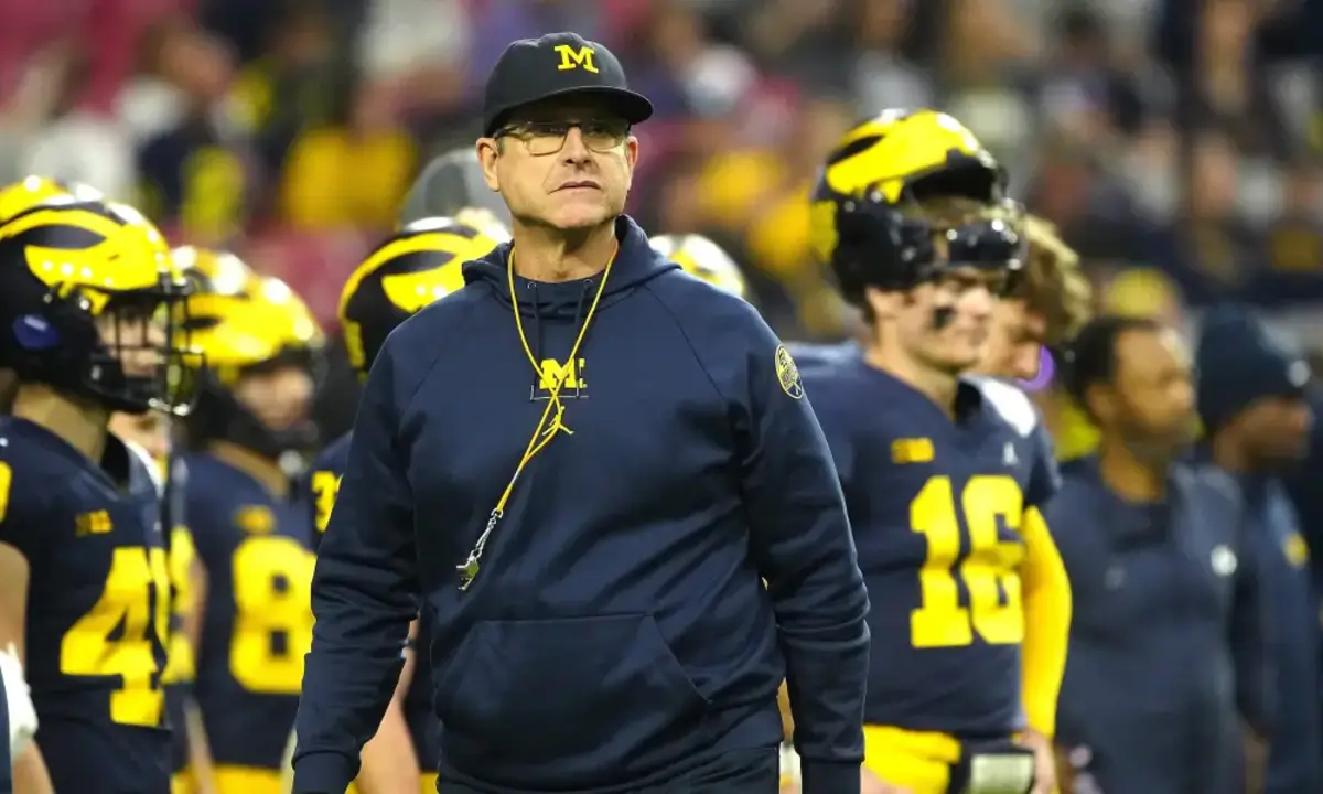 Jim Harbaugh Gets 125 Million Michigan Contract Offer To Not Move To Nfl Report Mens 2876