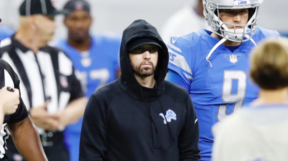 Eminem Beefed With San Fransisco 49ers Fans Before Detroit Lions