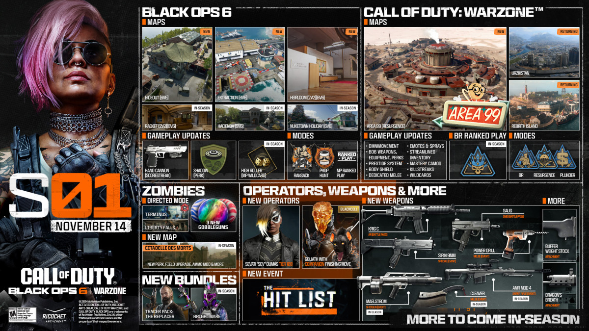 Call Of Duty Black Ops 6 Season 1 Roadmap Explained Mens Journal