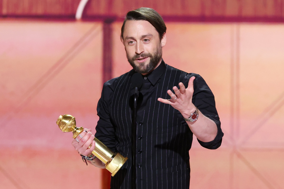 Kieran Culkin Admits to Doing a "Shot of Tequila" Before Winning a