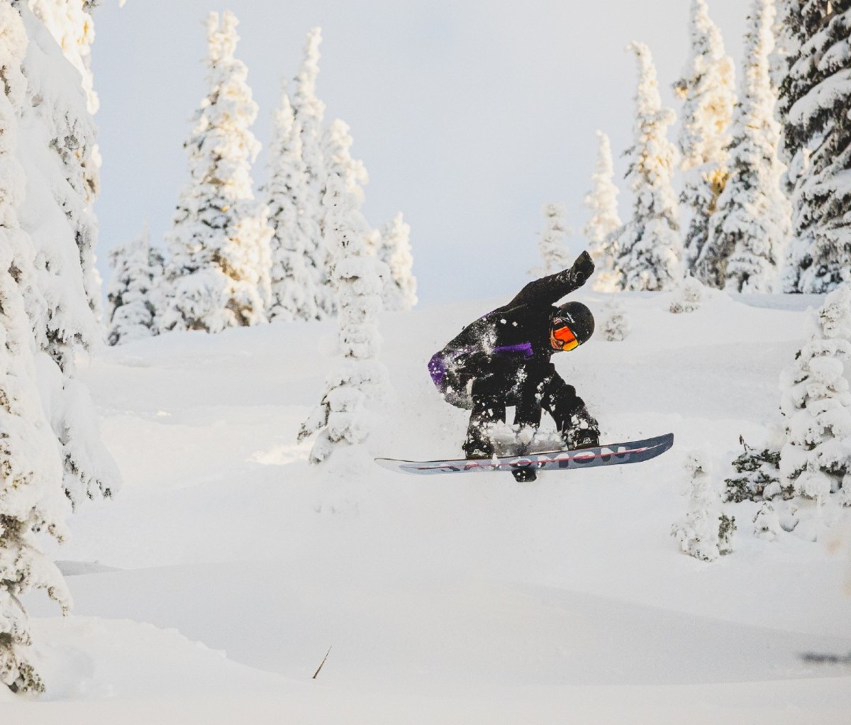 Athlete Johan Rosen taking advantage of first tracks at Revelstoke Mountain Resort