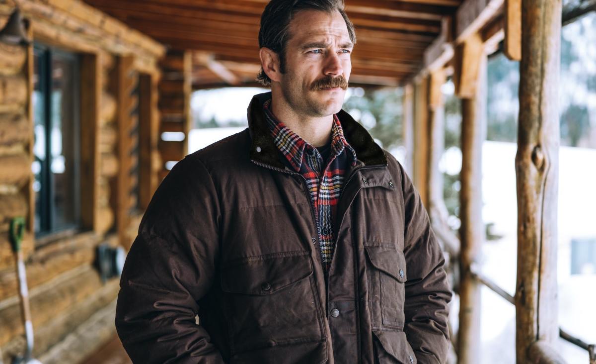 filson down cruiser jacket cabin