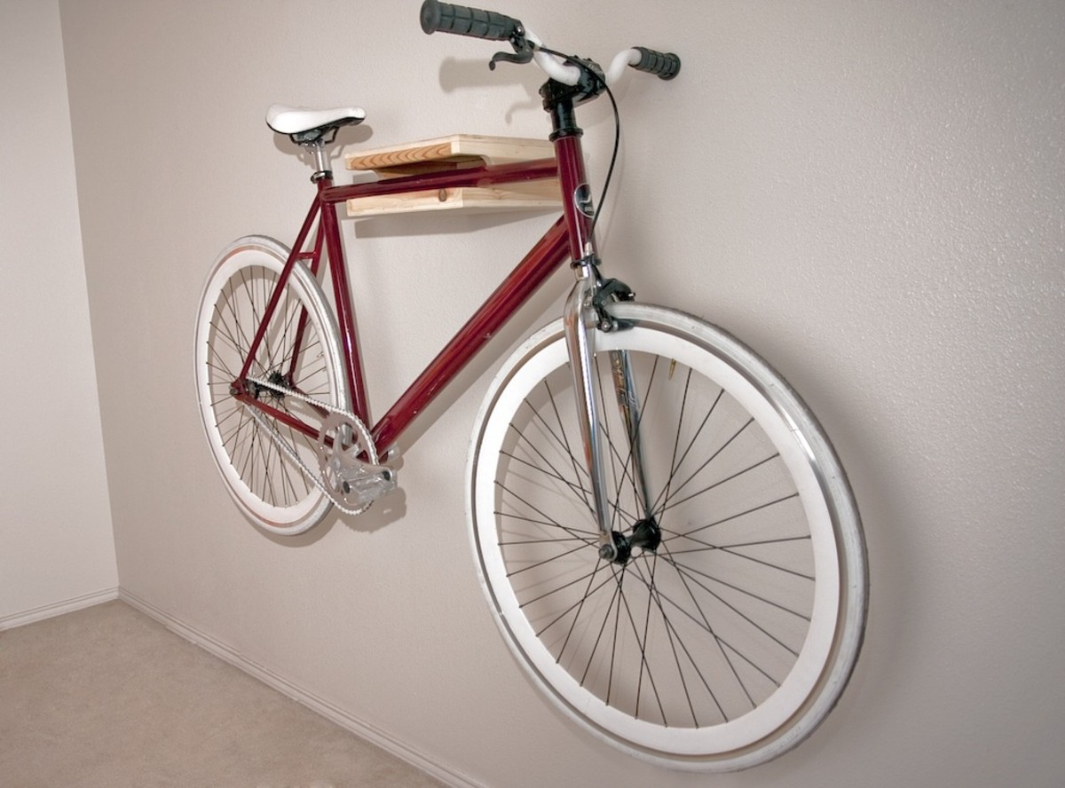 velo hinge home wall mounted bike storage