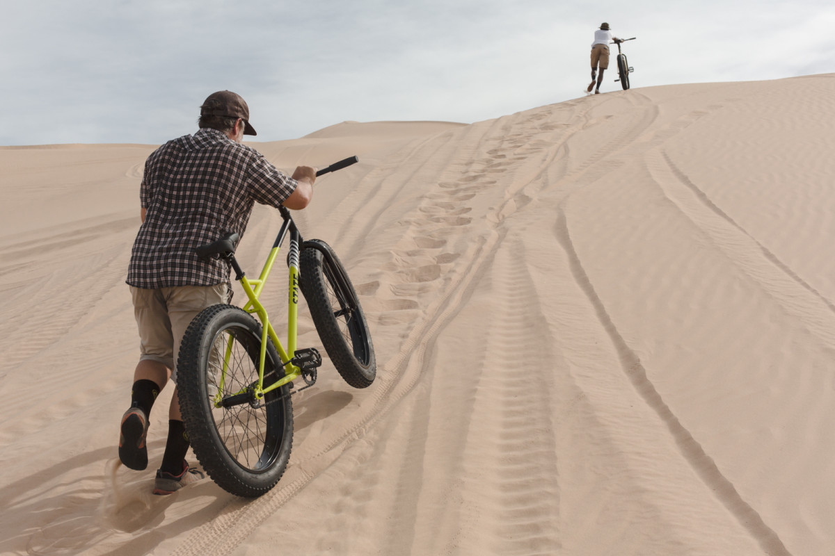 fat tire bike sand