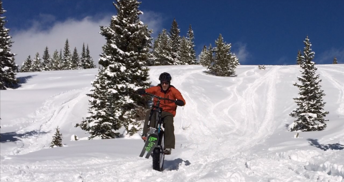 Would you ride a fat bike with a ski instead of a front