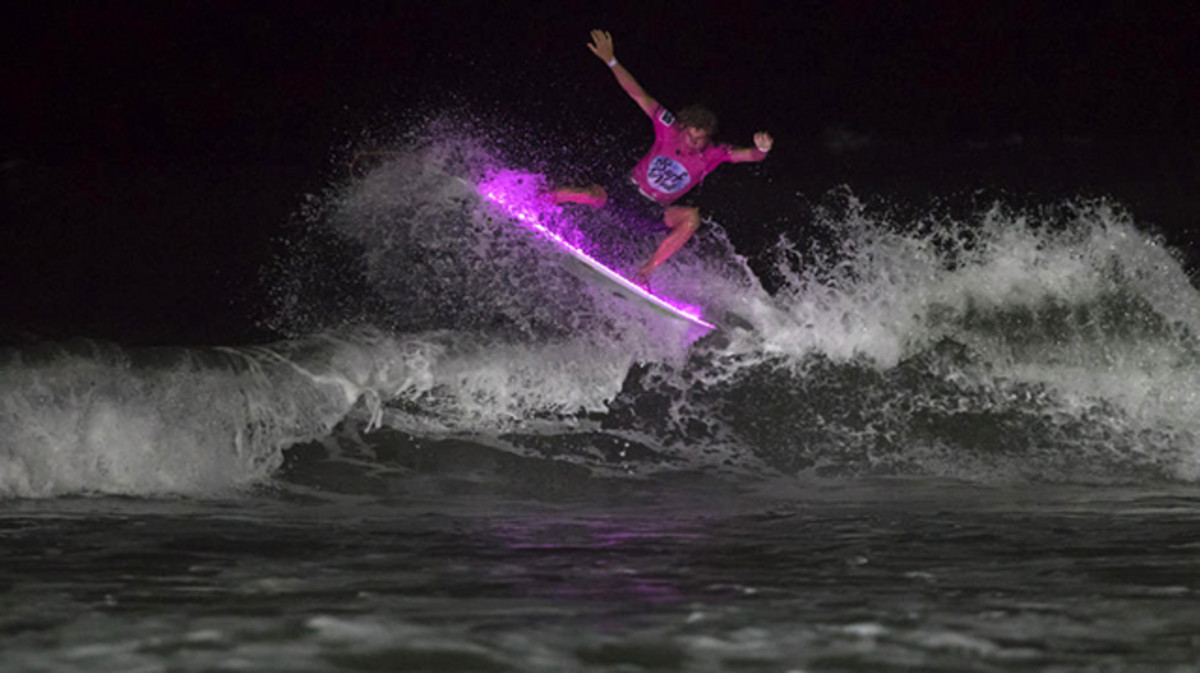 led light wakesurf board