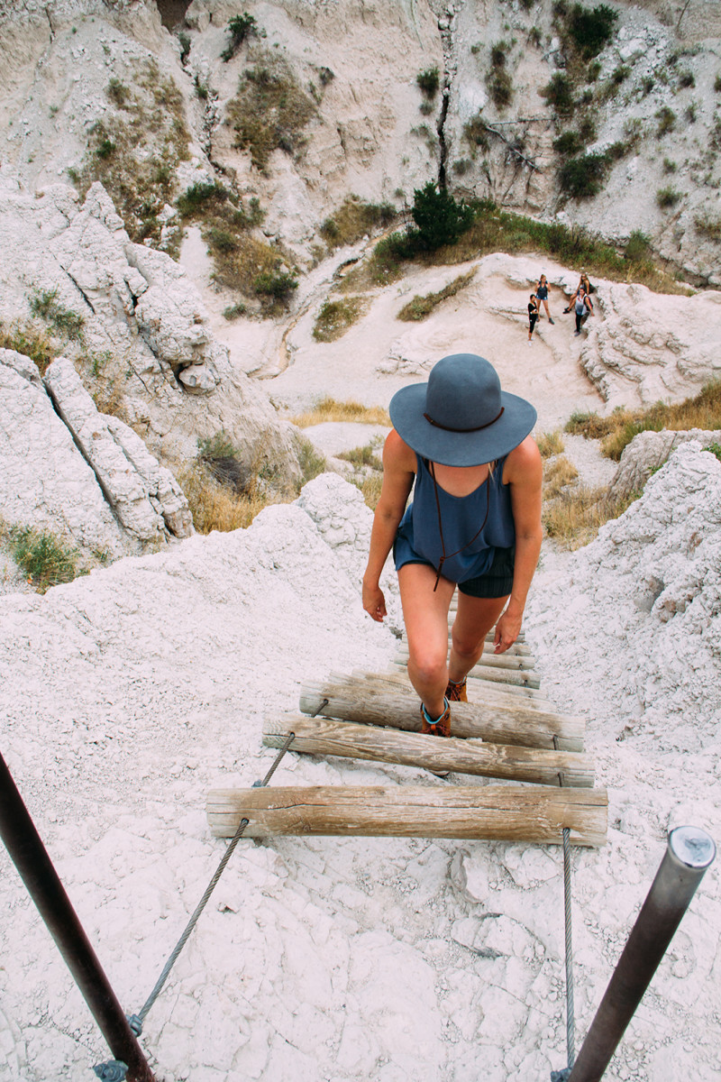 The Notch Trail is not for those with a fear of heights. Photo: Brandon Scherzberg