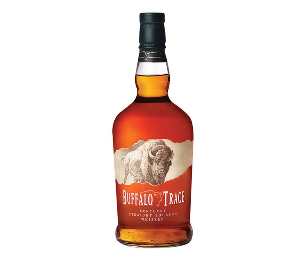 A bottle of Buffalo Trace Bourbon