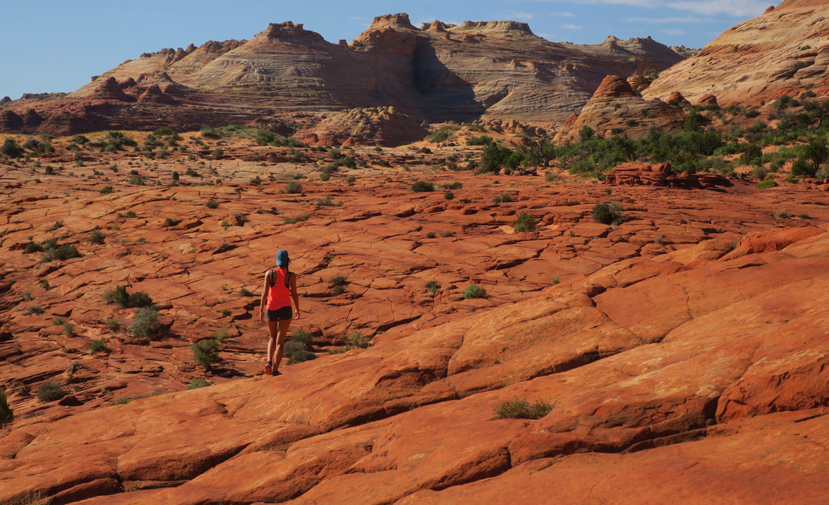 desert hiking