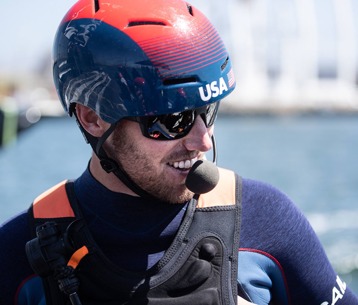 Rome Kirby, helmsman of U.S. SailGP Team