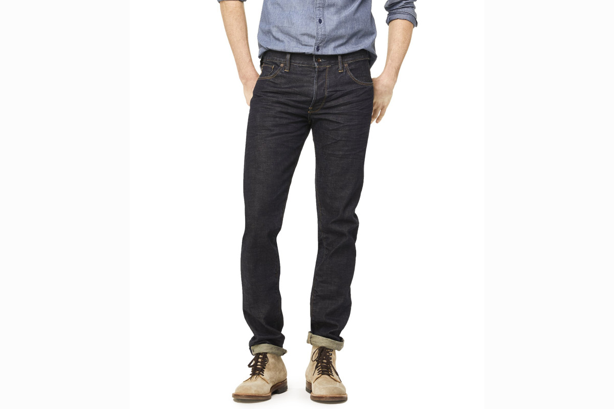 stretch selvedge jeans