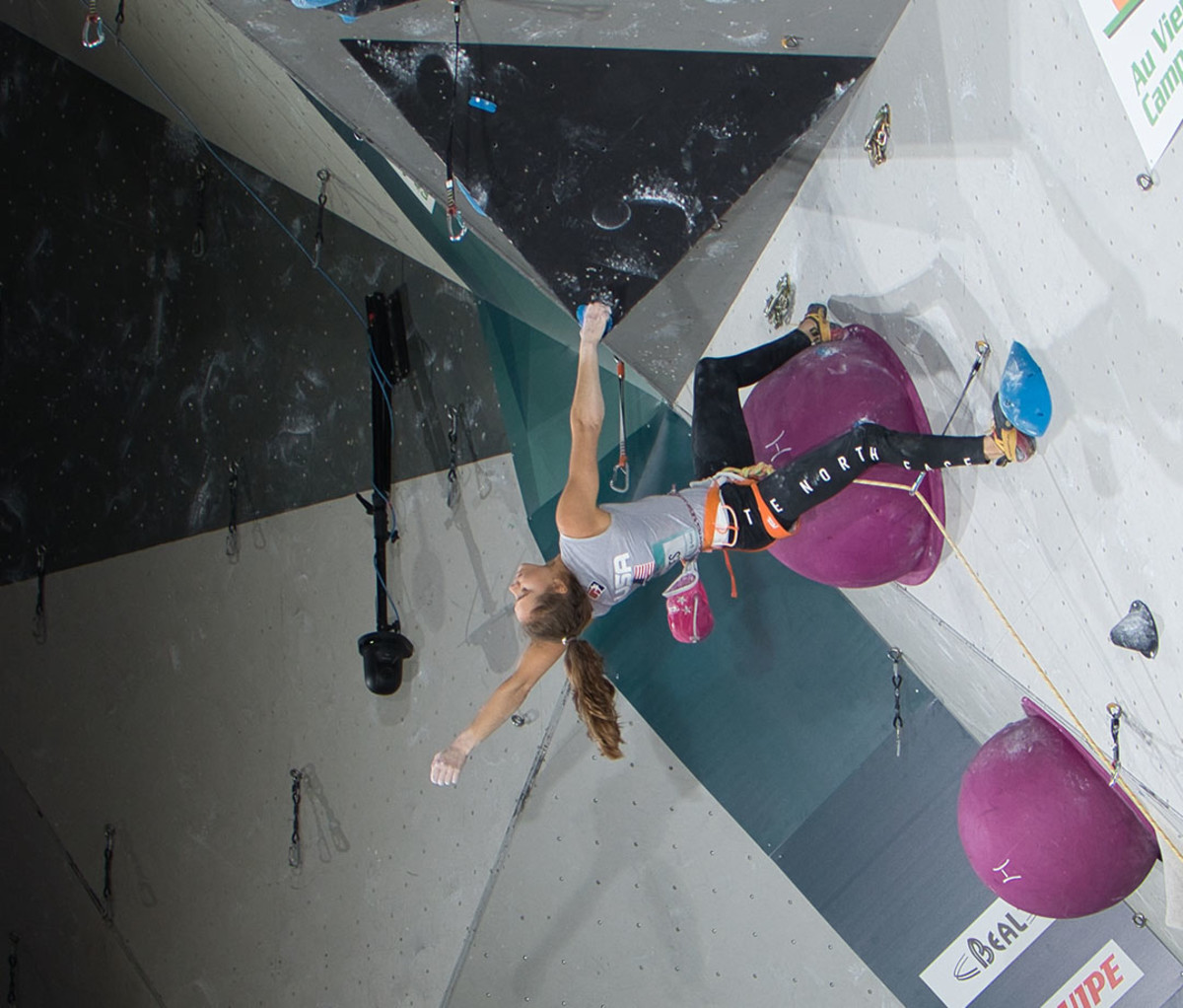 Margo Hayes at the IFSC Combined Qualifier Toulouse 2019 in France