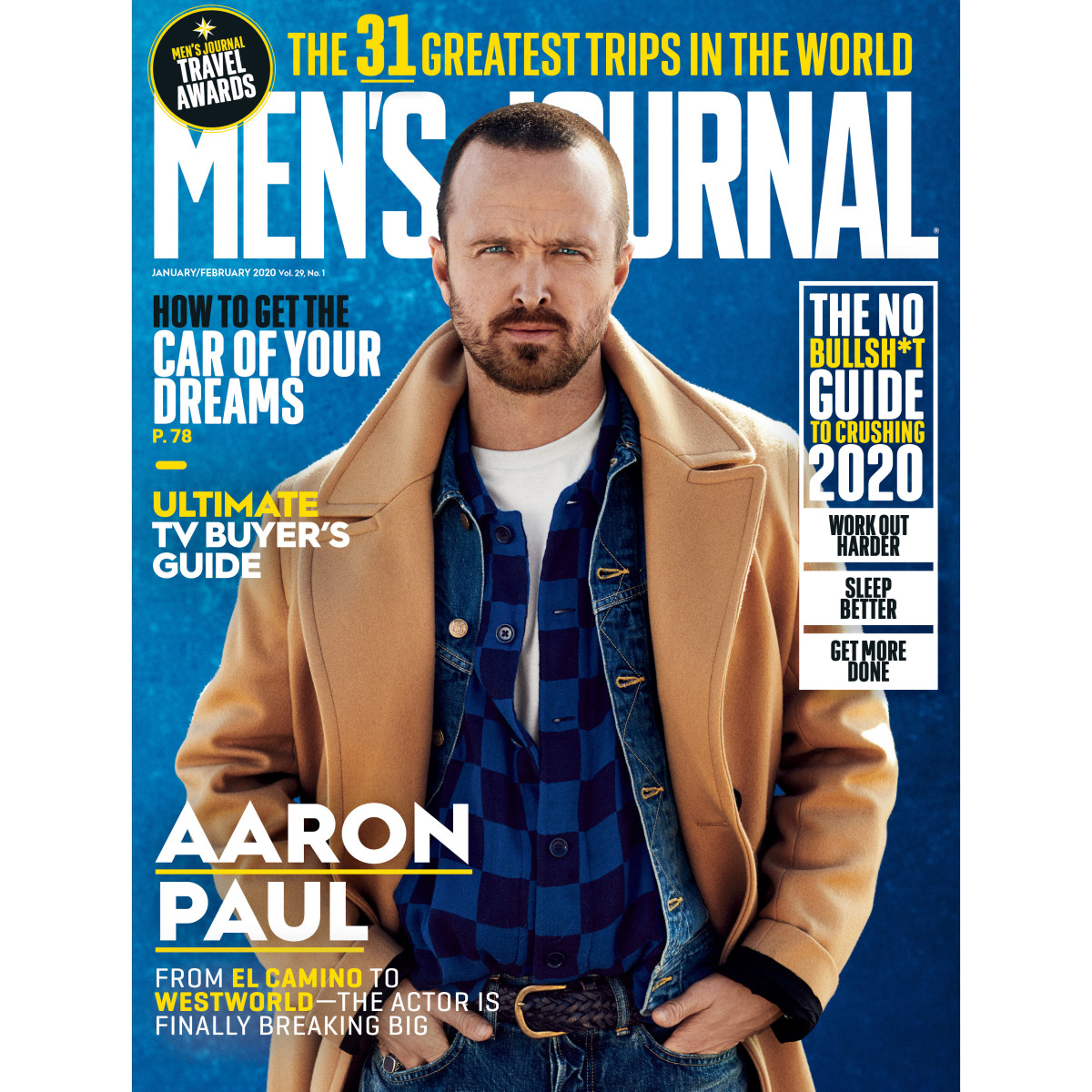 Aaron Paul - Men's Journal January 2020