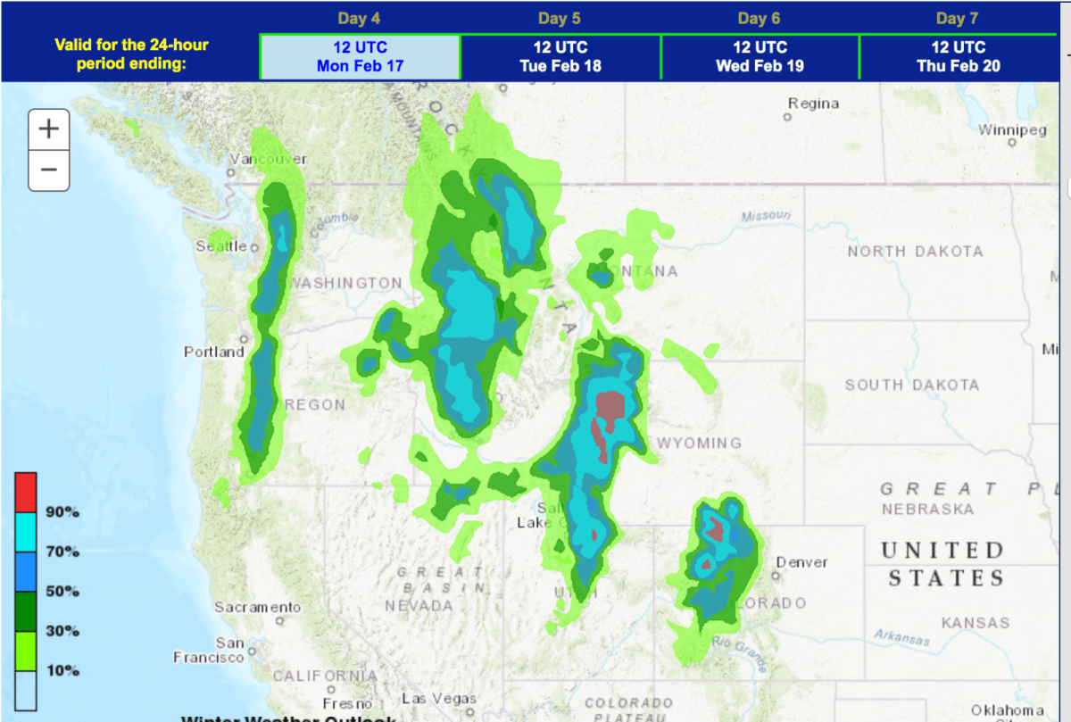 snow forecast