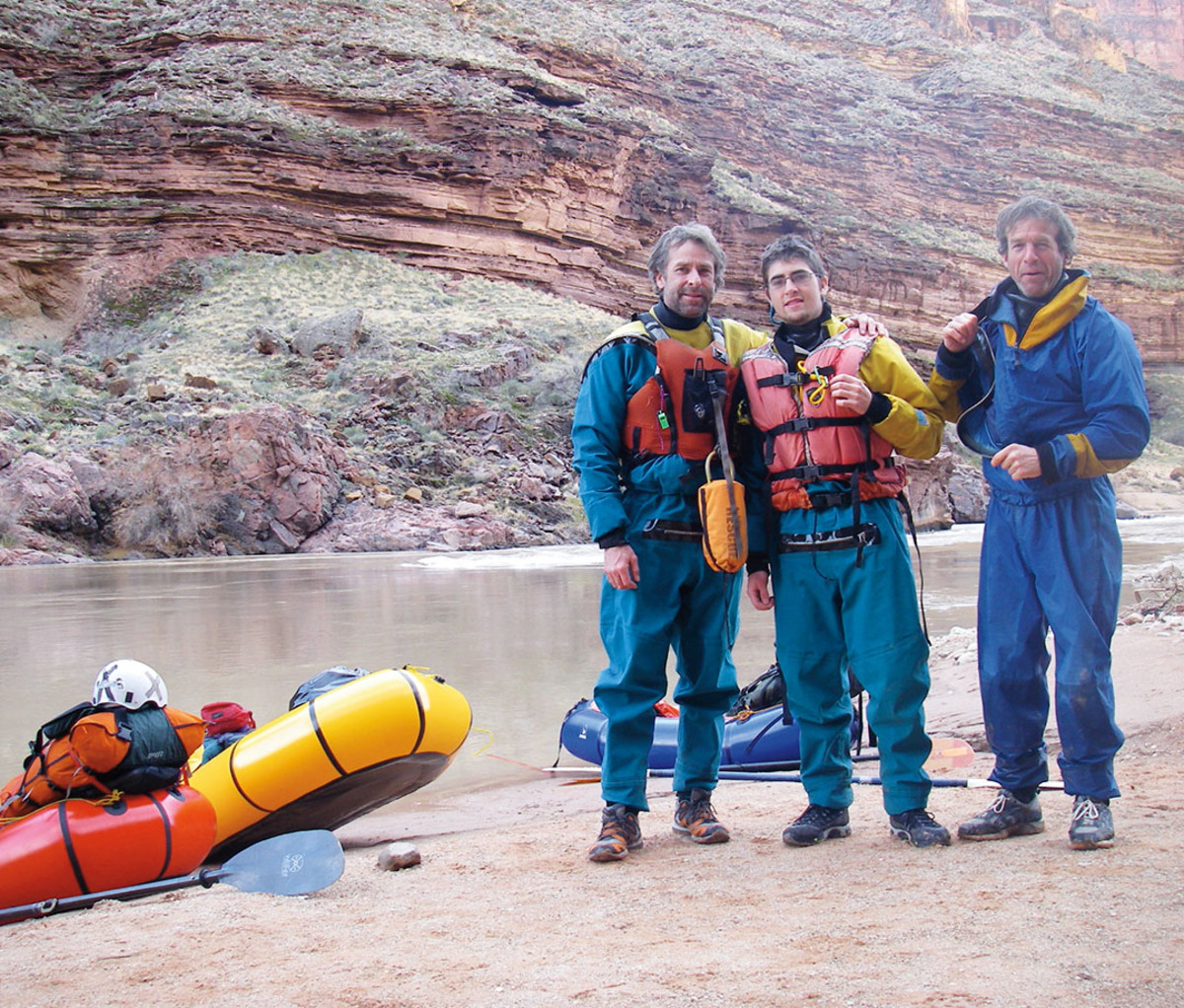 In 2008, Dial and his son floated the Grand Canyon in pack rafts, one of the first teams to do so.