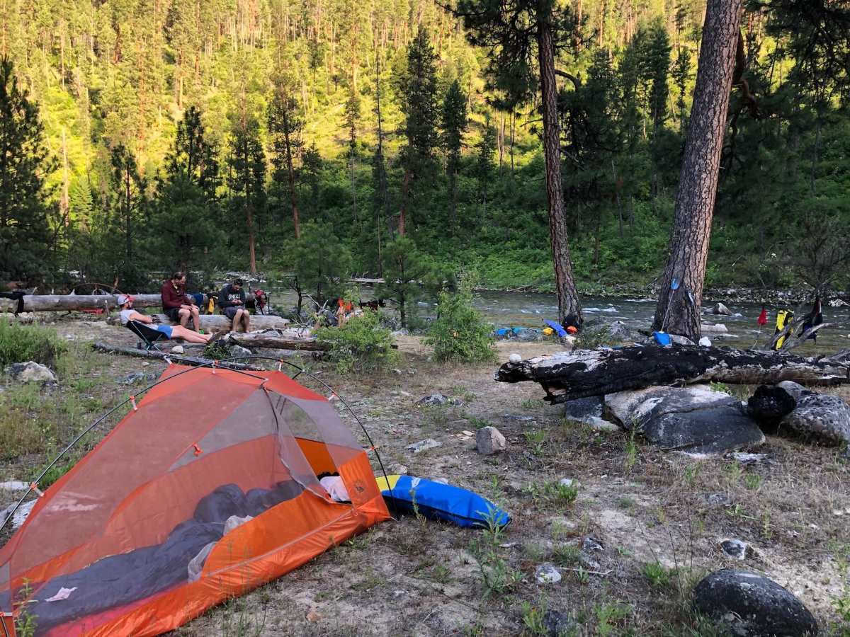 South Fork Salmon wilderness camping