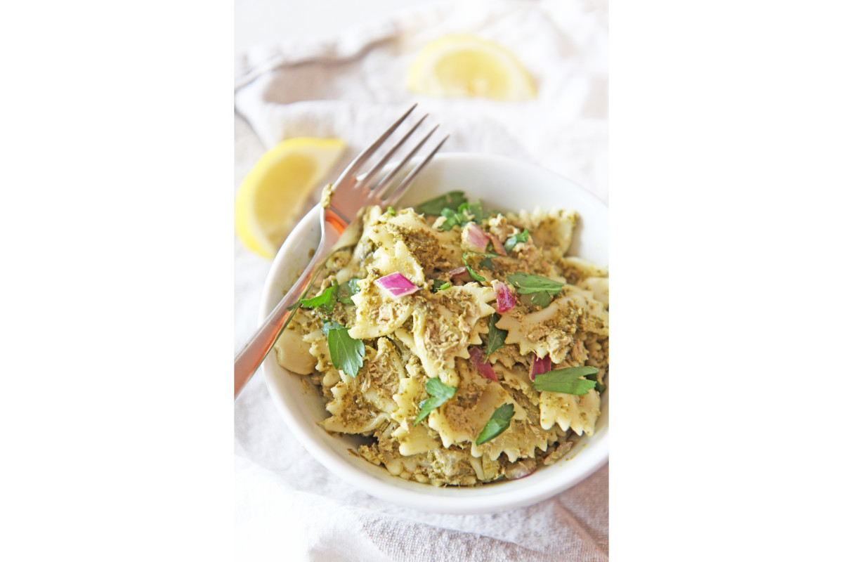 Pesto-Tuna-Pasta-Recipe