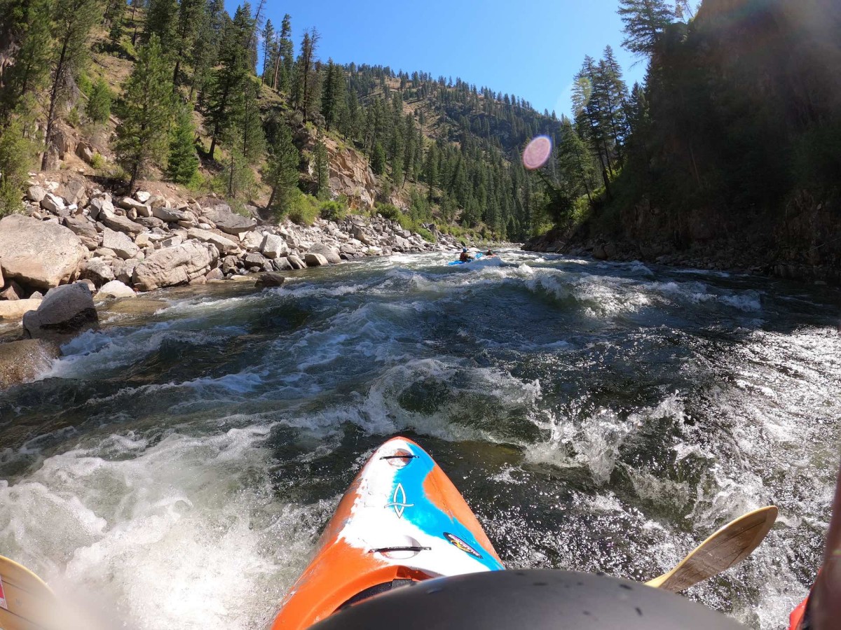 South Fork Salmon Idaho wilderness kayaking