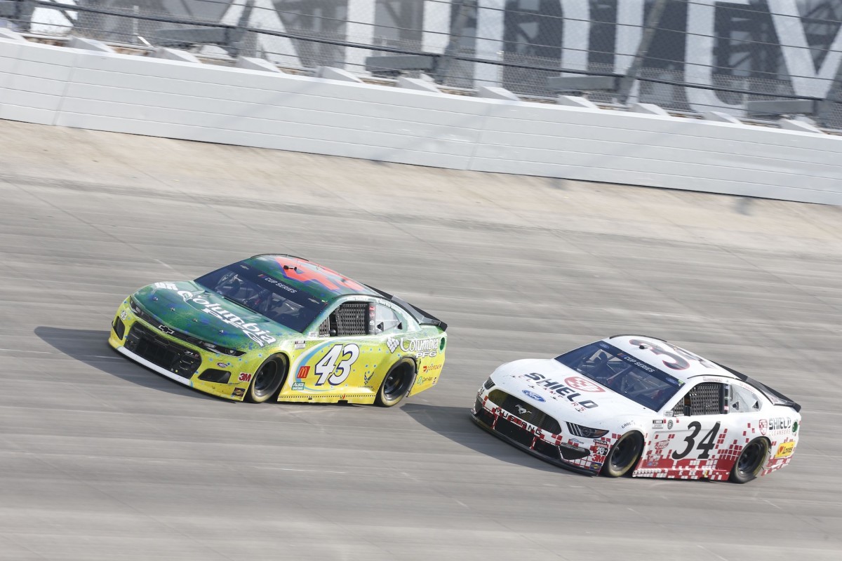 Wallace racing the Dorado No. 43 Columbia PFG Chevrolet Camaro Dover