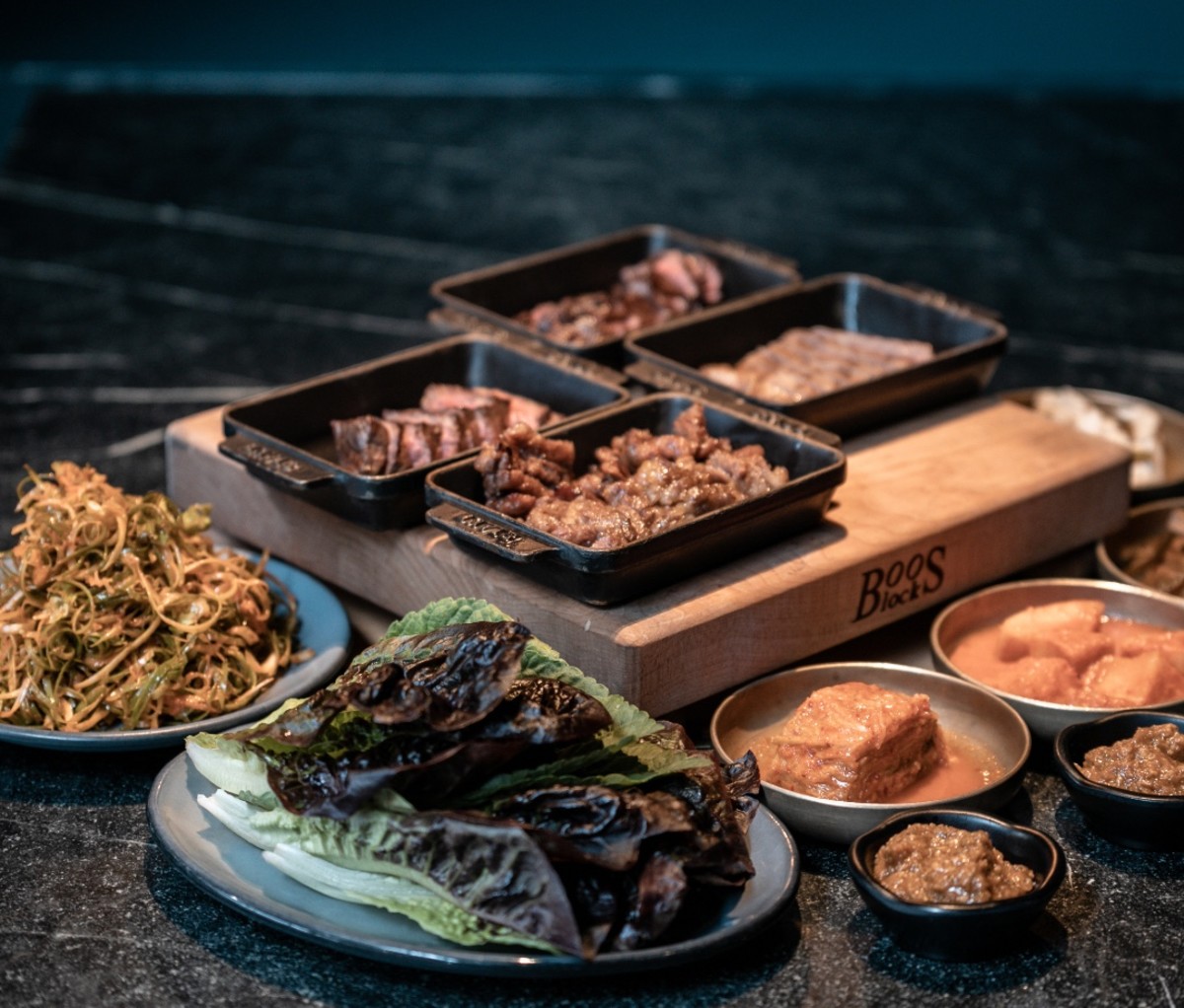 Korean BBQ at Cote restaurant in New York City