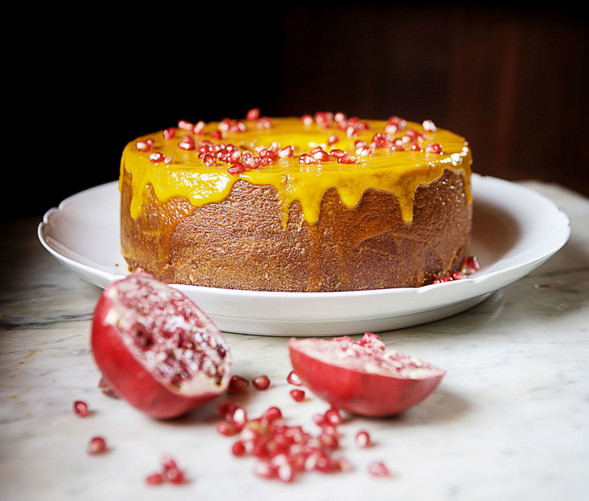 Cardamom Mango Cake