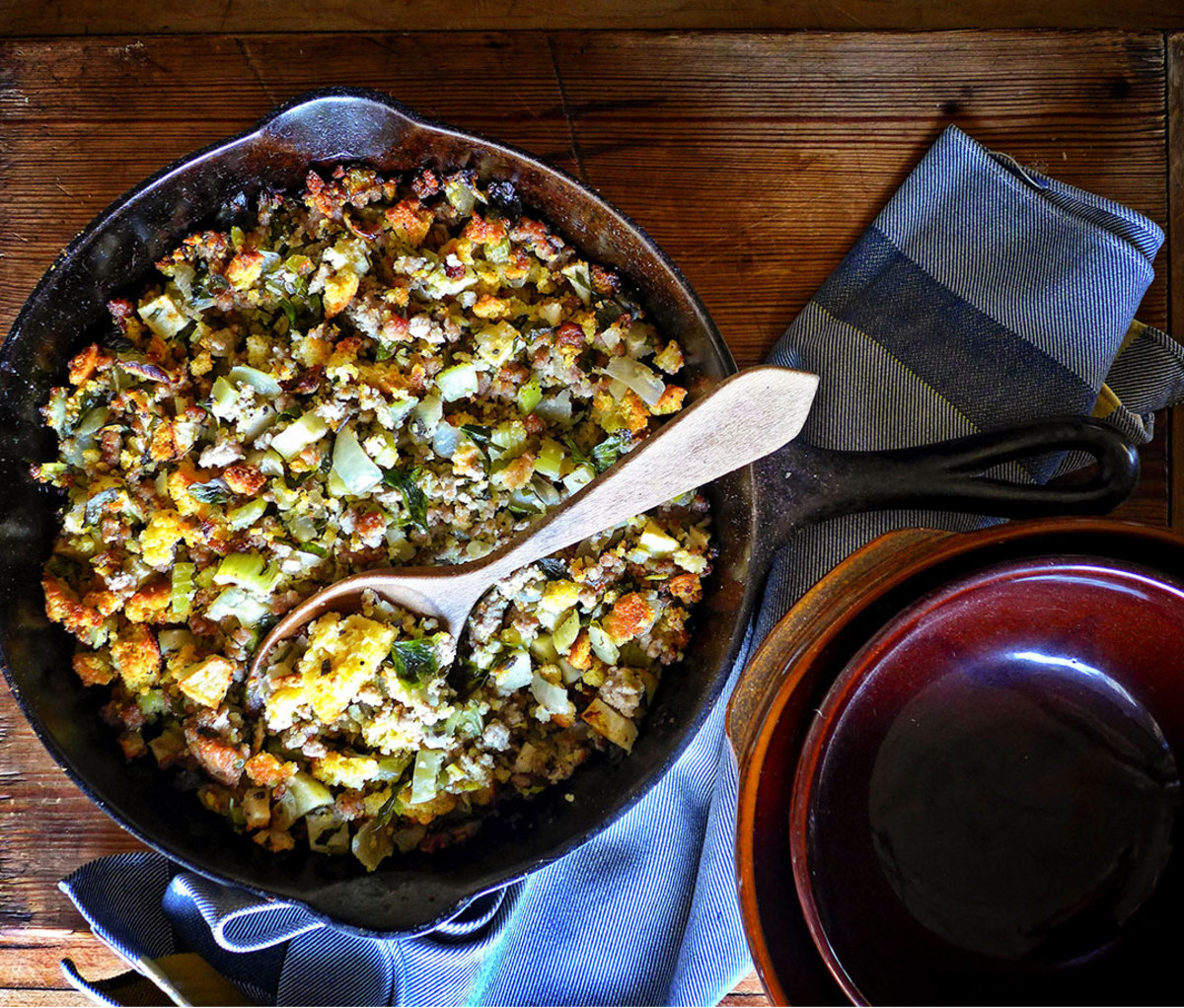 Cornbread-Apple Stuffing