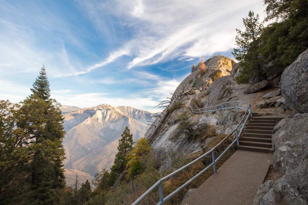 Moro Rock in Sequoia National Park