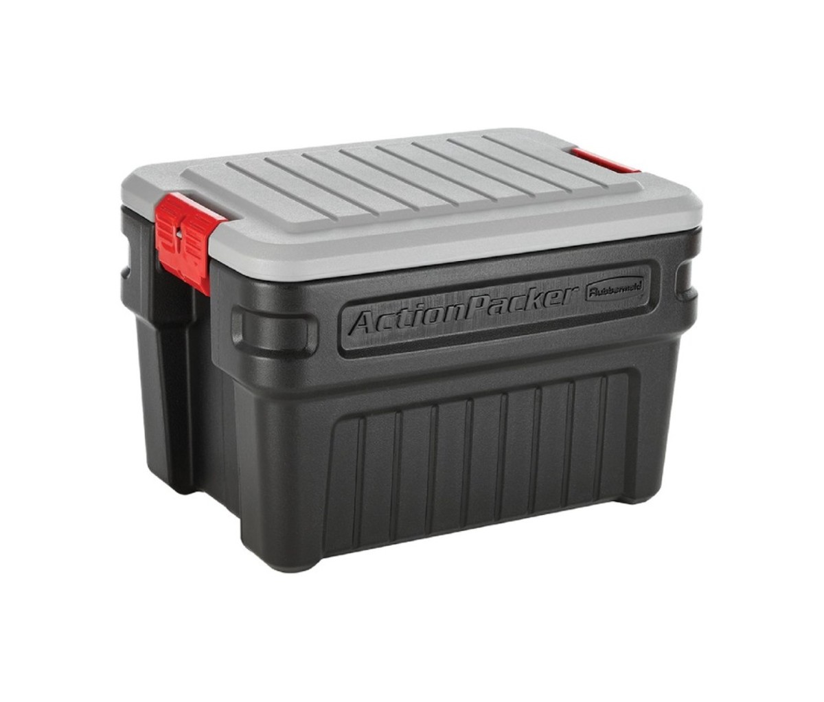 rubbermaid action packer gear storage