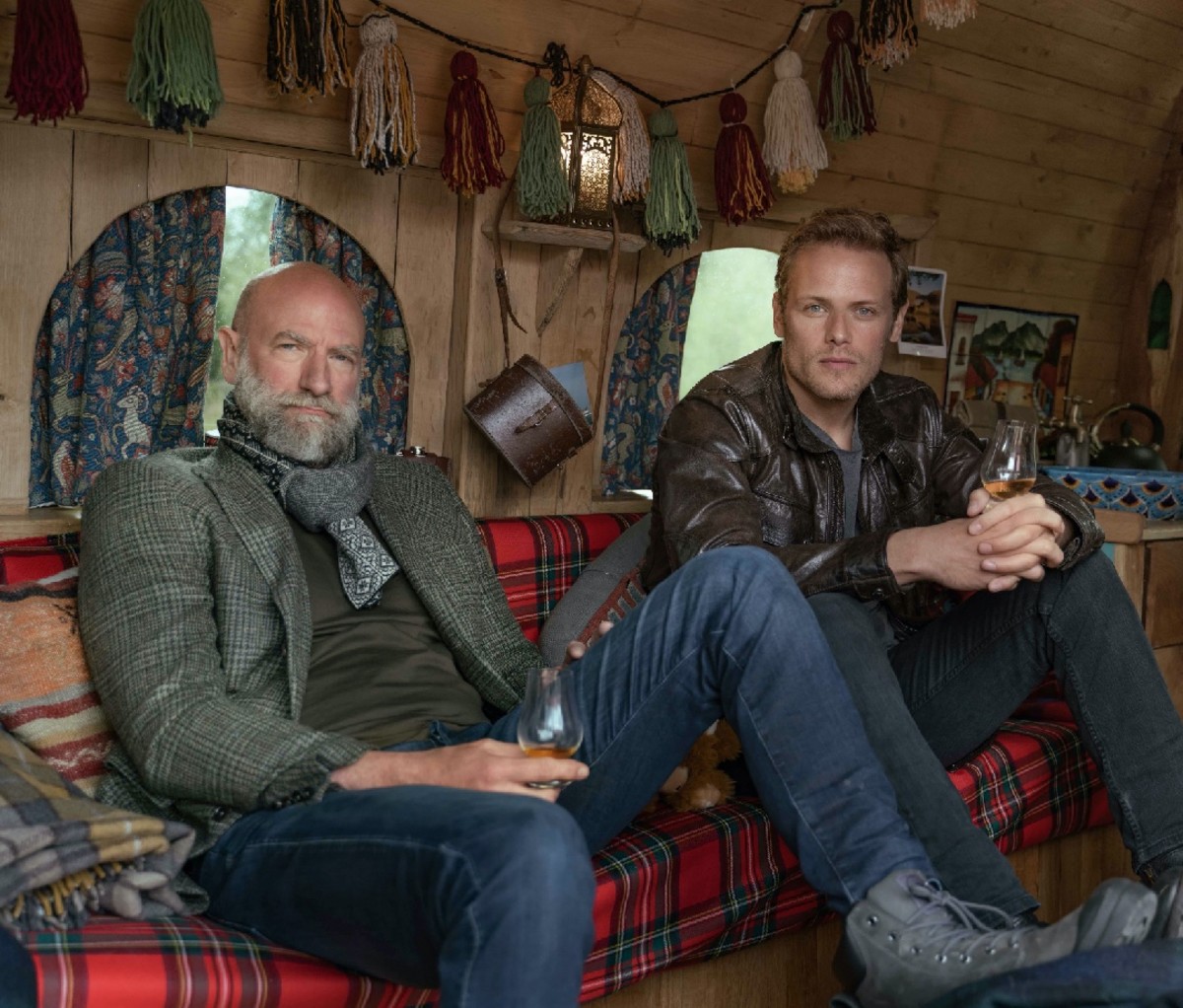 ‘Outlander’ Stars Sam Heughan and Graham McTavish's Scottish Road Trip