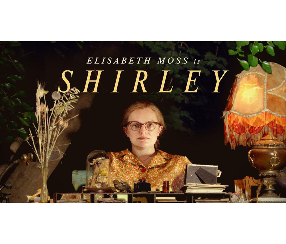 Poster for Hulu special 'Shirley,' in which Elisabeth Moss plays Shirley Jackson.