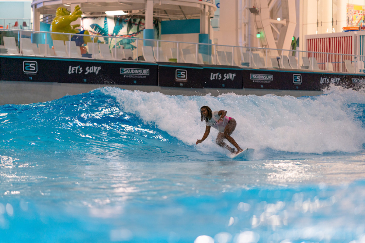 surfing at Skudin Surf NJ