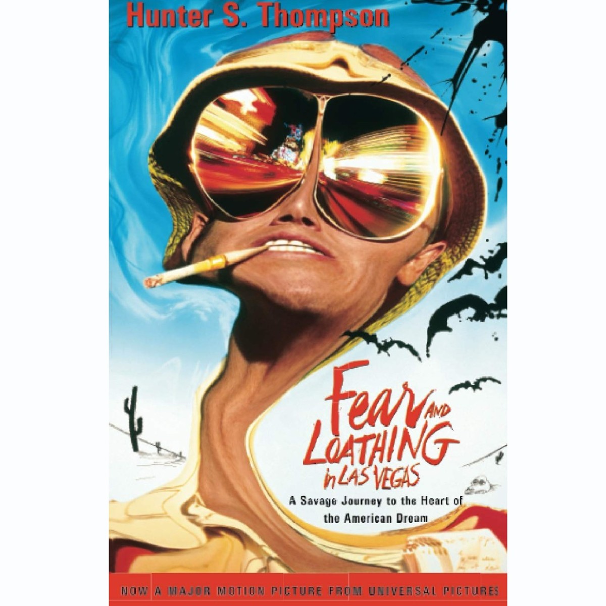 'Fear and Loathing in Las Vegas: A Savage Journey to the Heart of the American Dream' by Hunter S. Thompson and illustrated by Ralph Steadman