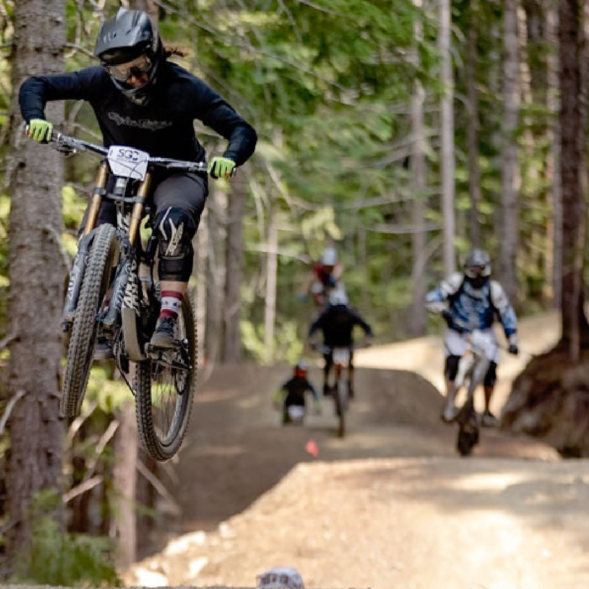 Mountain biking at Summer Gravity Camps