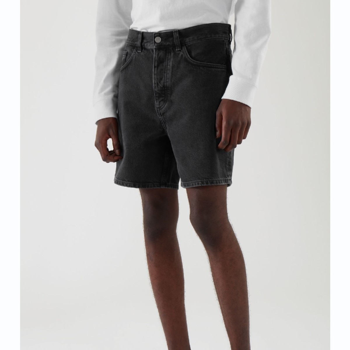 Cos Straight-Leg Denim Shorts