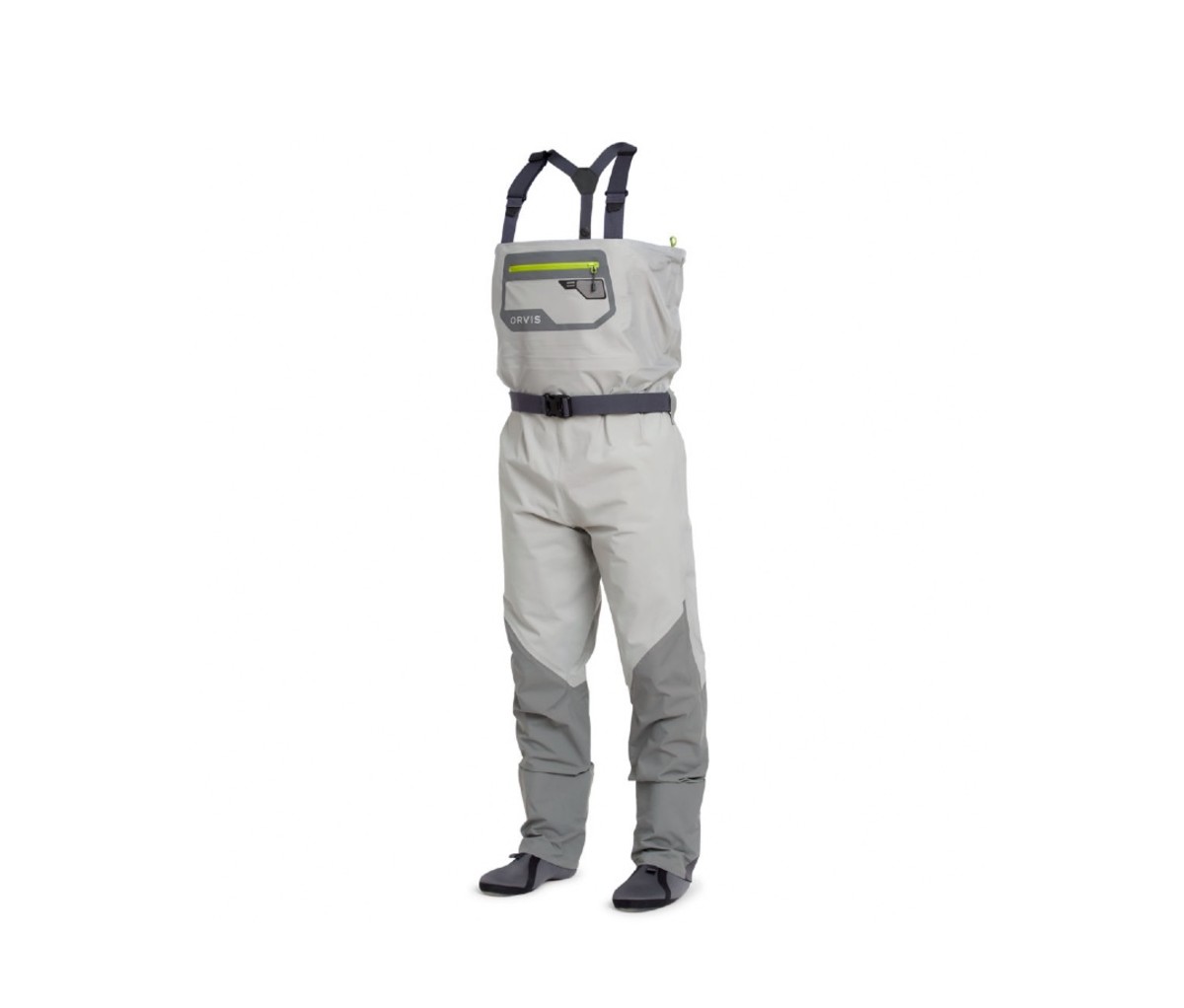 Orvis Ultralight Convertible waders are ultralight and packable.