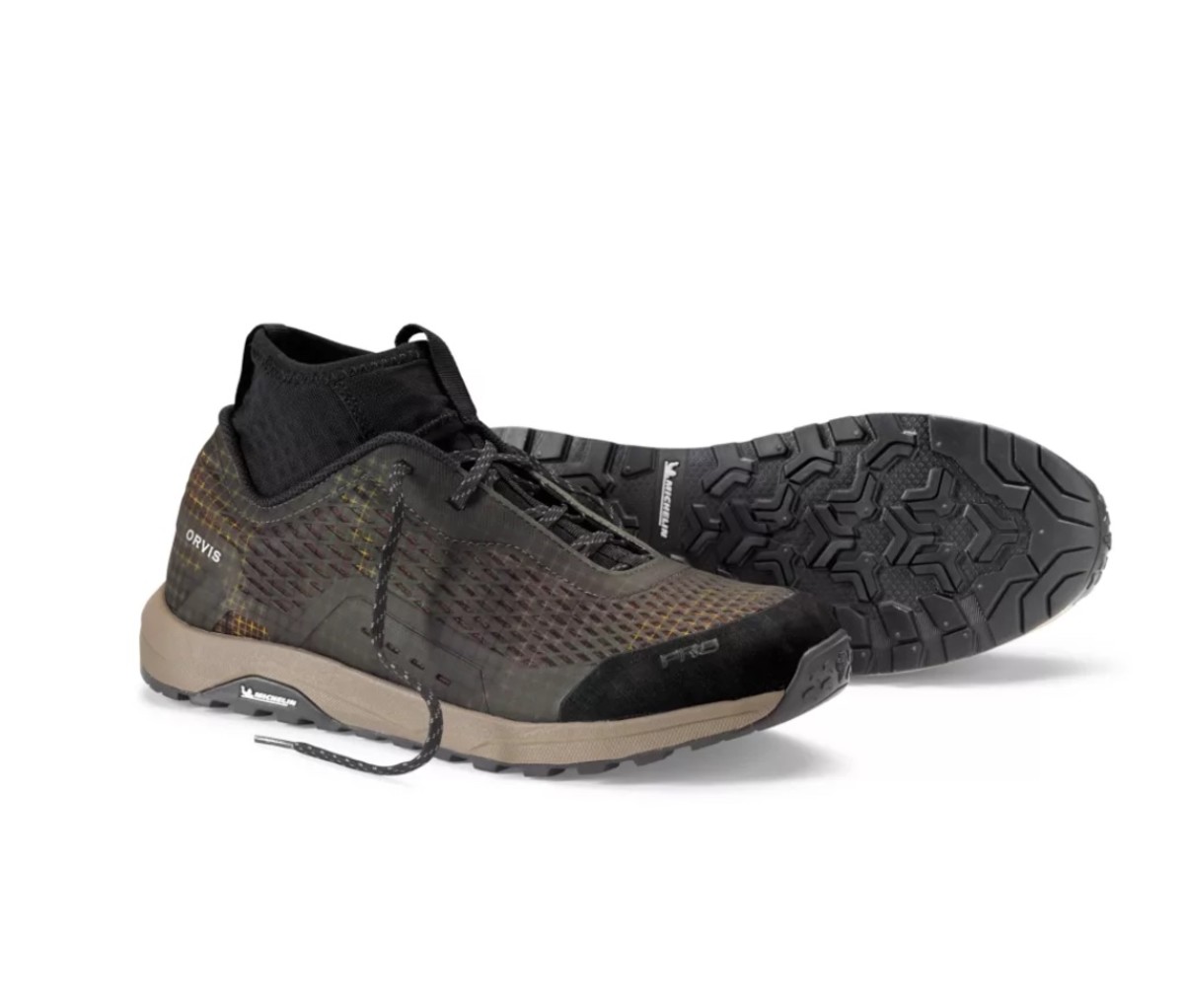 Orvis Pro Approach Shoes are great for wet wading for ultralight fly-fishing.