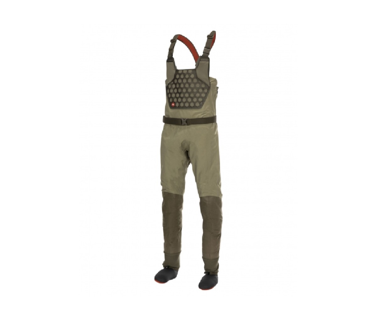 Simms Flyweight waders are ultralight and packable.