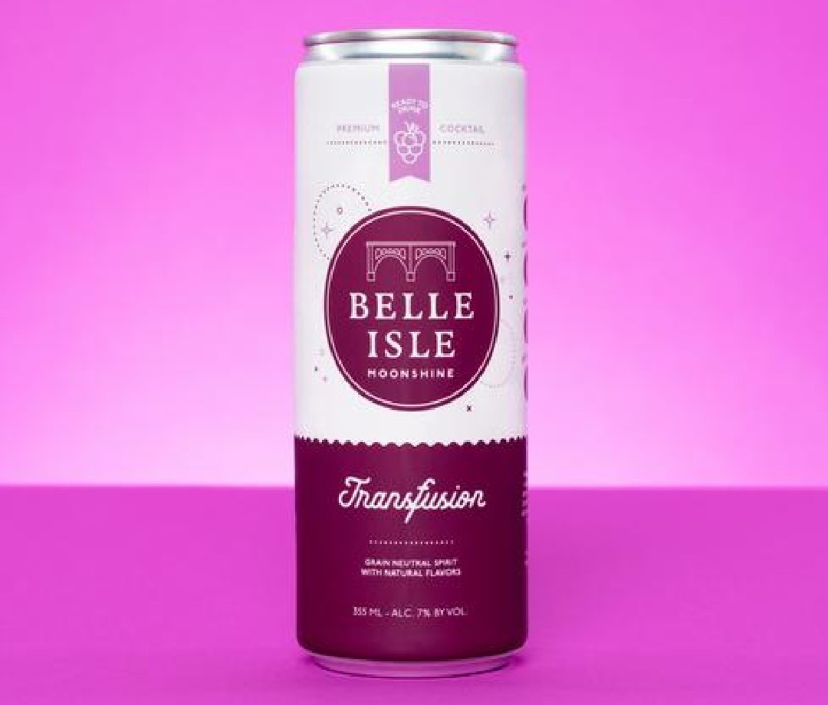 Belle Isle Moonshine Transfusion Canned Cocktails