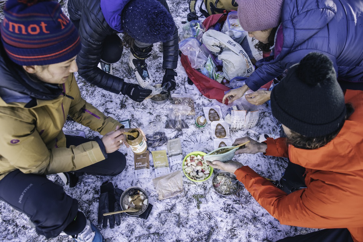 cards in tent wyoming backcountry