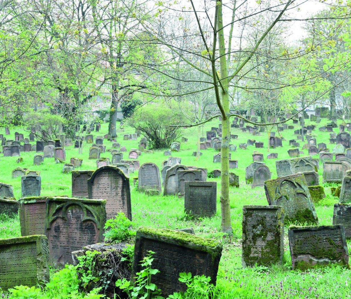 A Jewish cemeter within the World Heritage site of Speyer, Worms, and Mainz