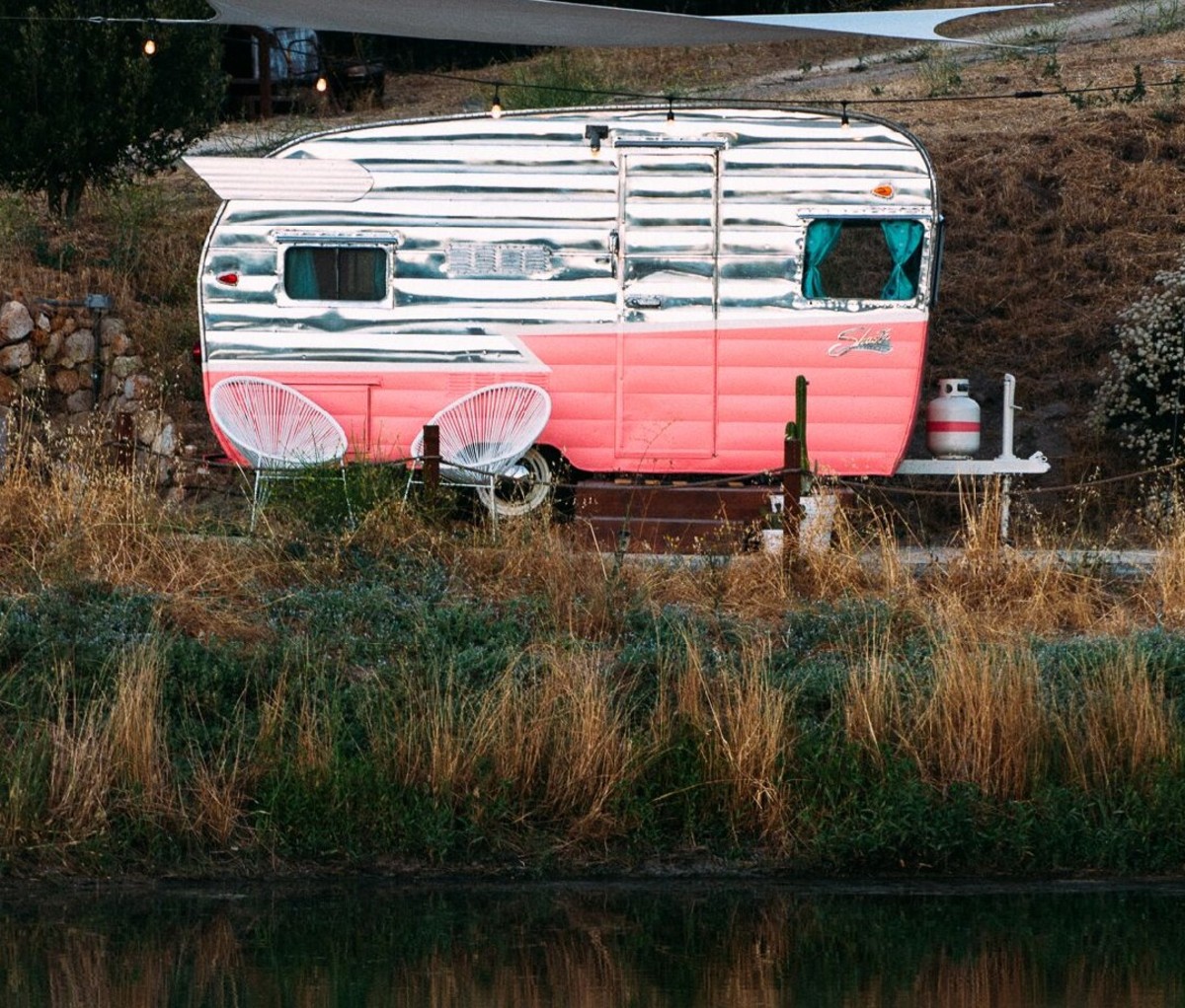 Located in the heart of Paso Robles, aka wine country, The Trailer Pond is situated on a 130-acre privately owned organic vineyard.