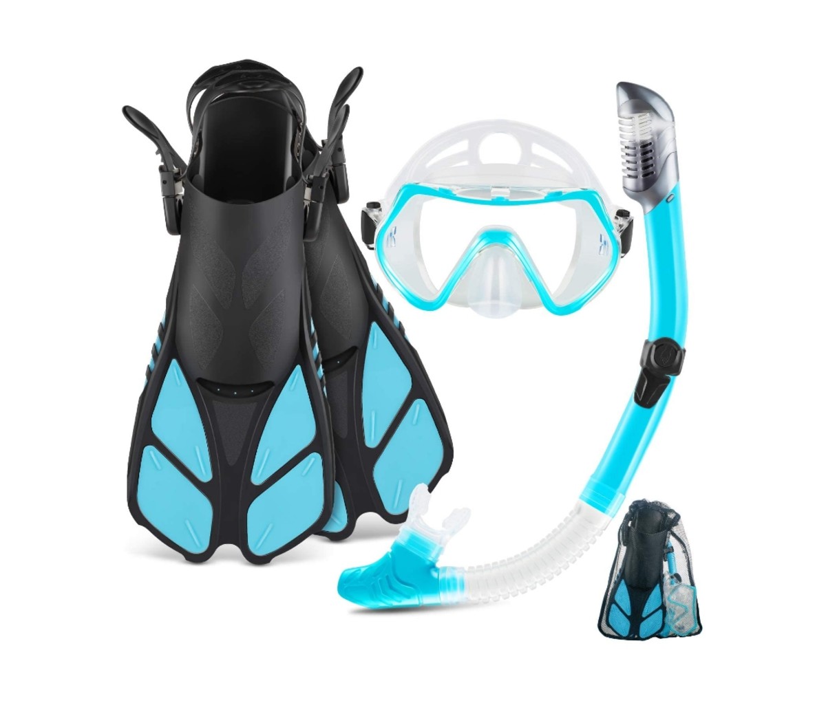 ZEEPORTE Mask Fin Snorkel Set boating gear