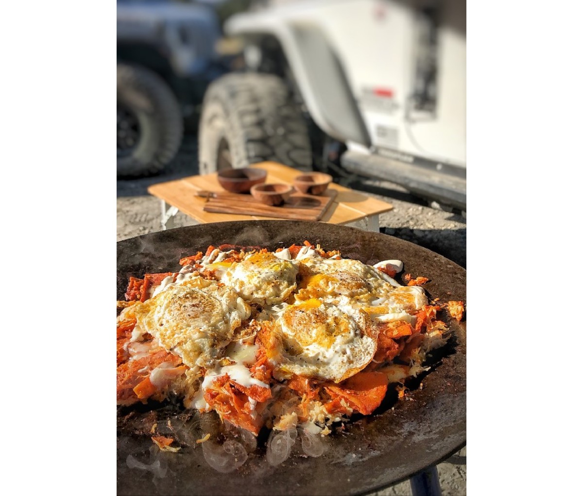 Chicken Chilaquiles Rojos