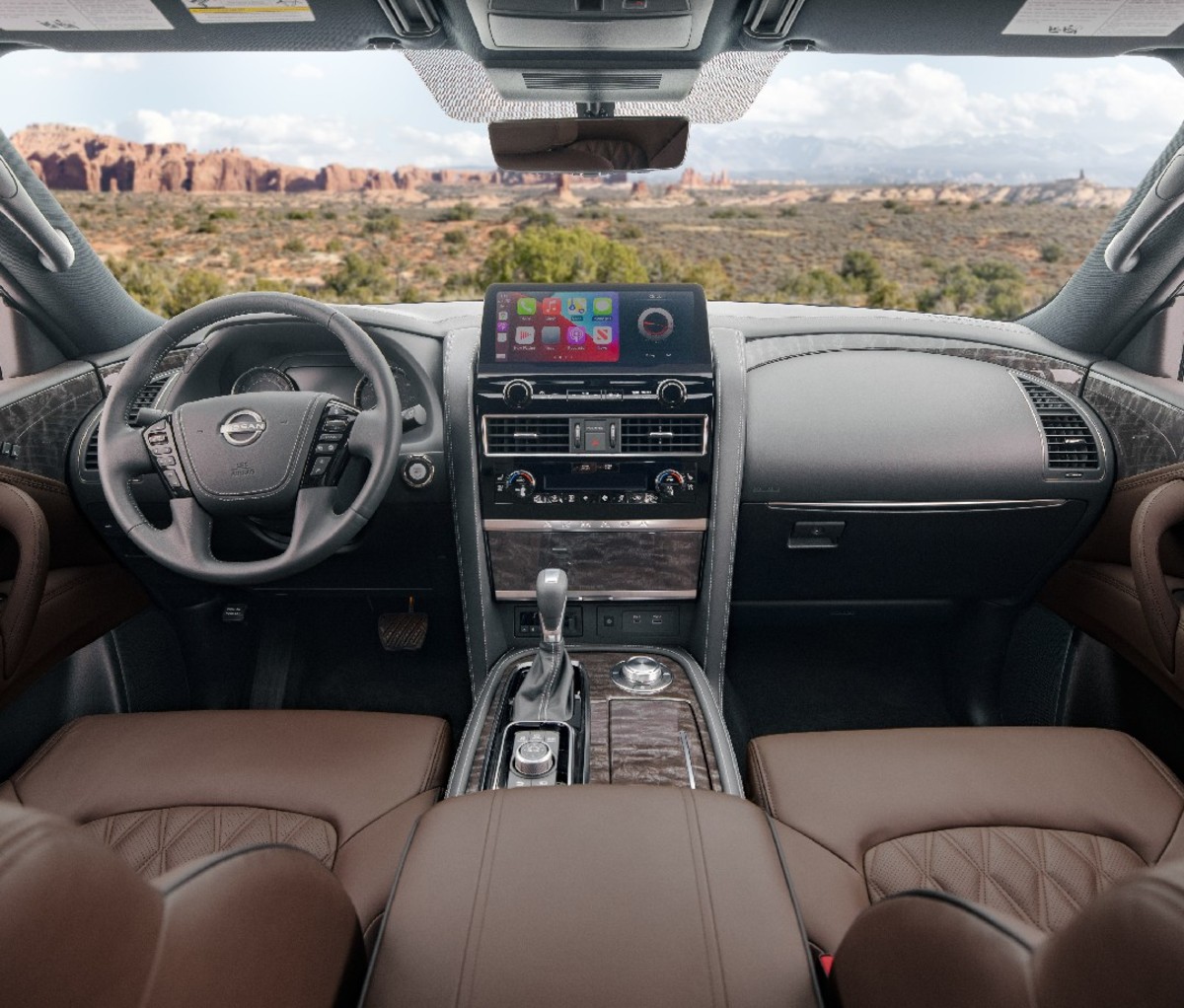 Interior of car