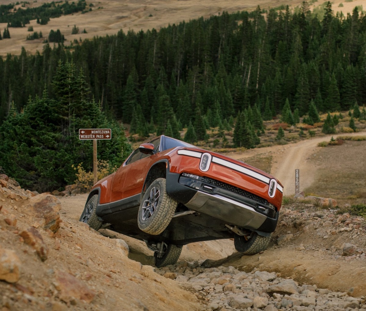 Driving the Rivian RT1, an electric adventure vehicle that conquers off-road terrain and rips on the road.