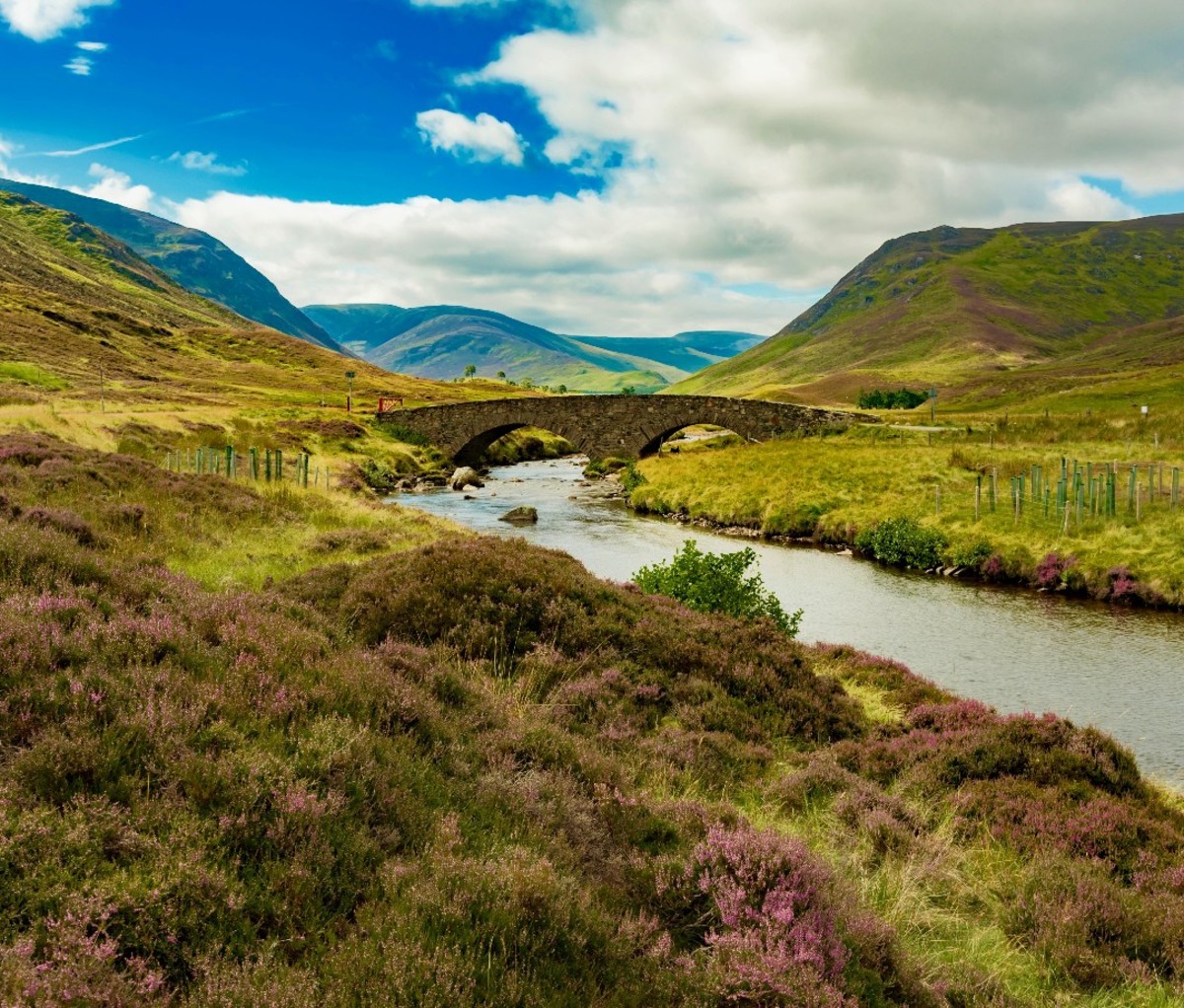 Fraser's Bridge in Scotland's Cairngorms National Park