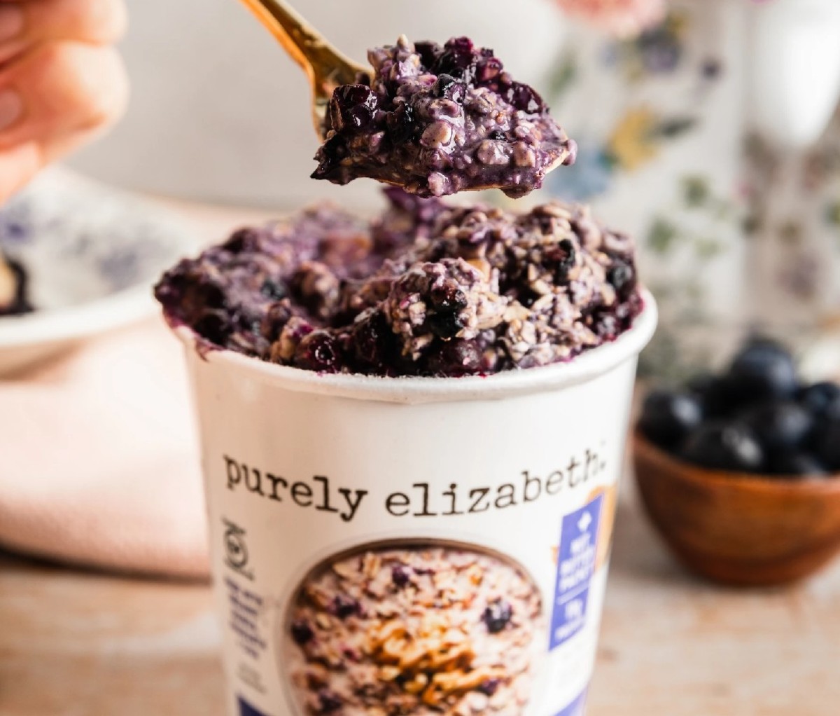 Purely Elizabeth Blueberry Walnut Collagen Protein Oats