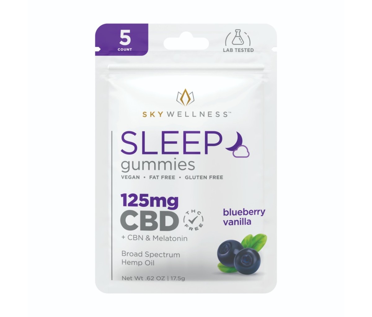 Sky Wellness CBD Sleep Gummies